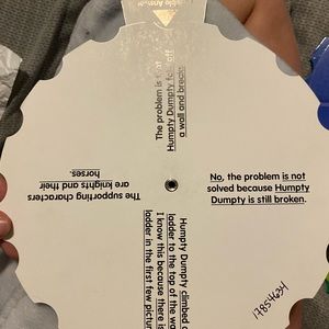 Early comprehensive story wheels! Comes with 3 each